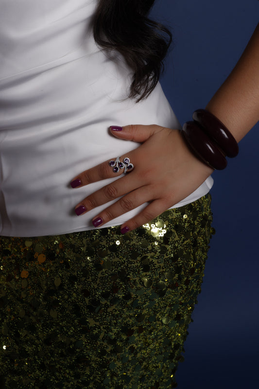 CIELITO MAROON BANGLES