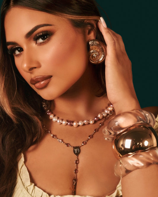 VINTAGE CONCHA EARRINGS