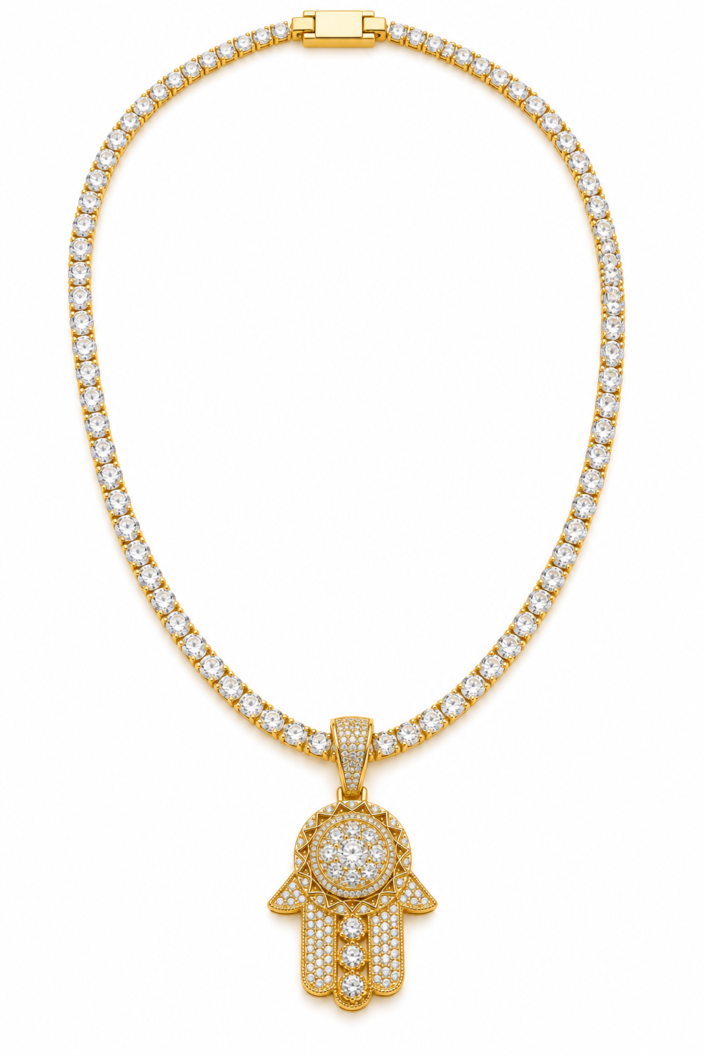 PROTECT ME HAMSA NECKLACE