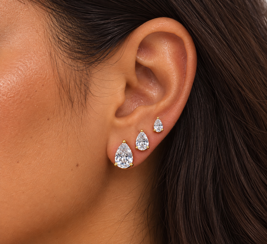 TEARDROP STUDS SET