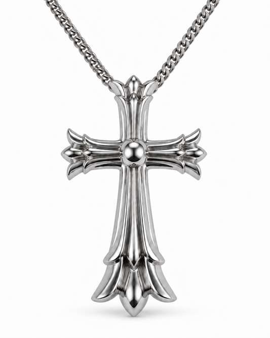 MEGA GOTHIC CROSS NECKLACE