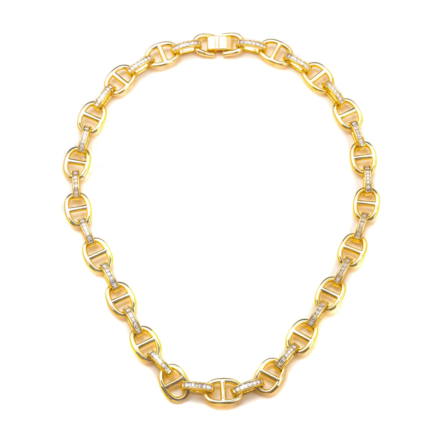 BAGUETTE MARINER NECKLACE