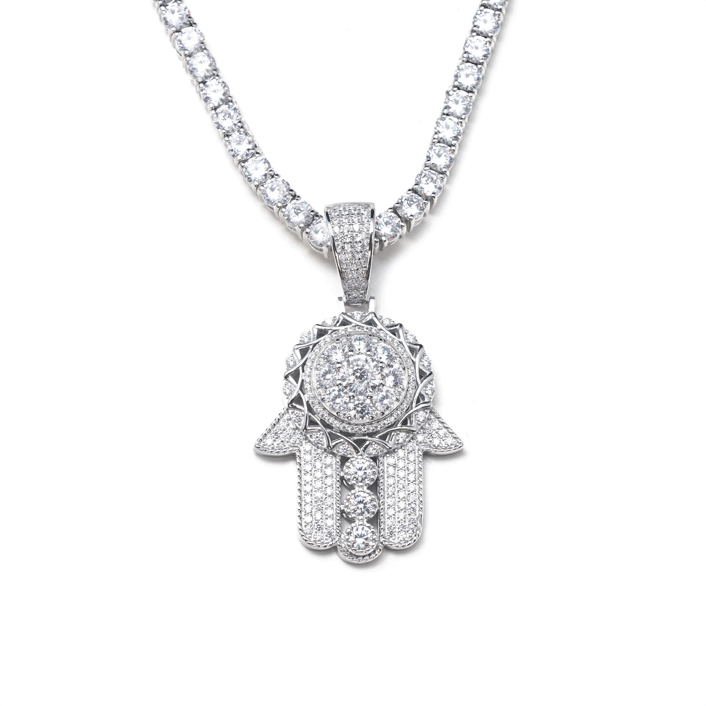 PROTECT ME HAMSA NECKLACE
