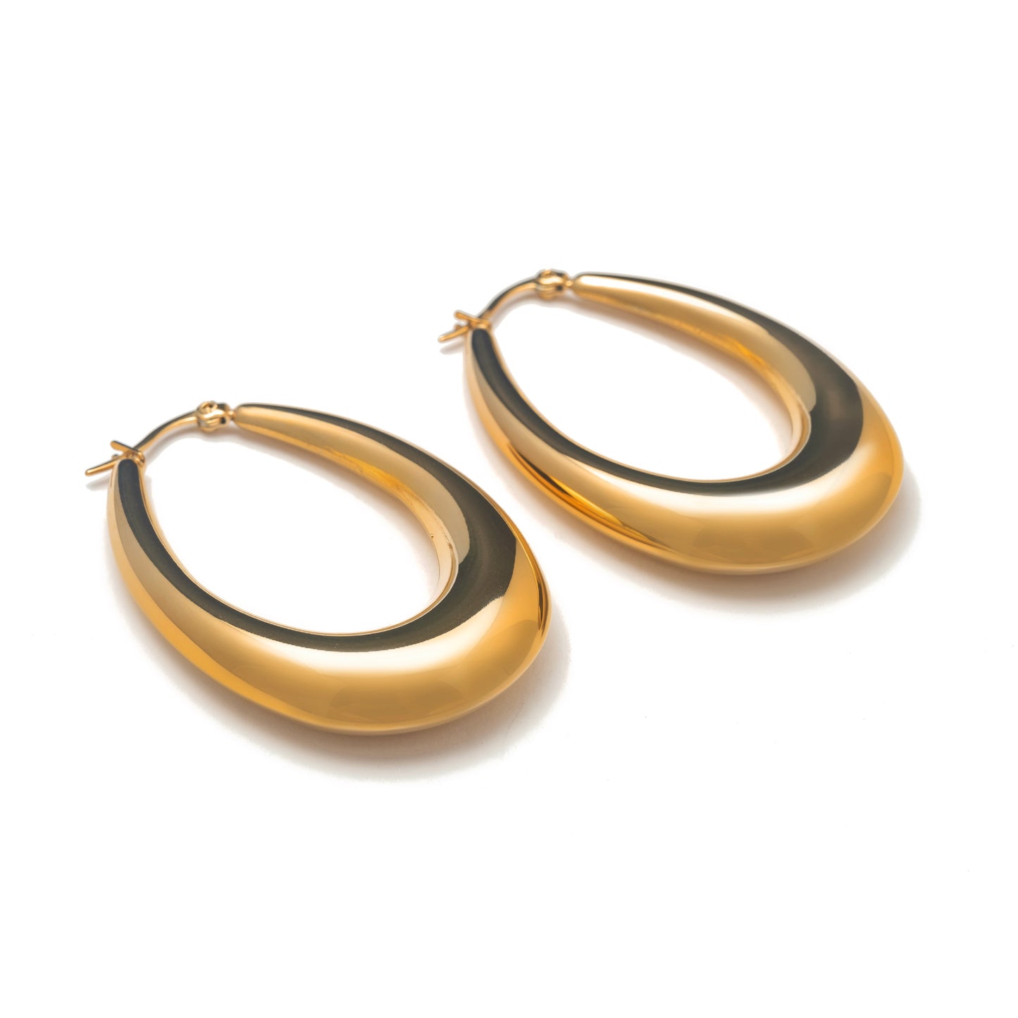 OVAL SANTANA HOOPS