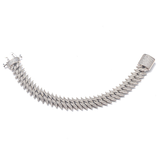 FLAME CUBAN LINK BRACELET
