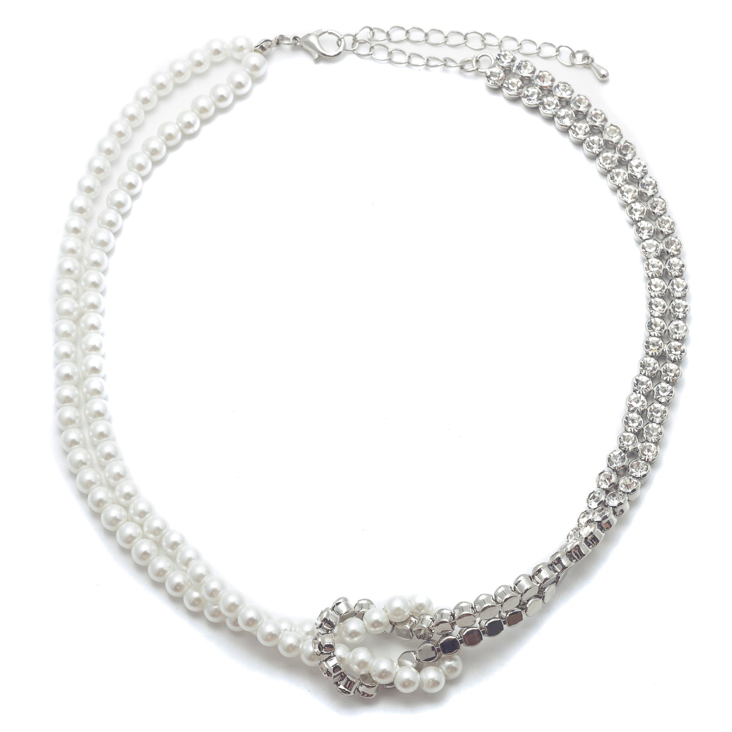 KNOT PEARL NECKLACE
