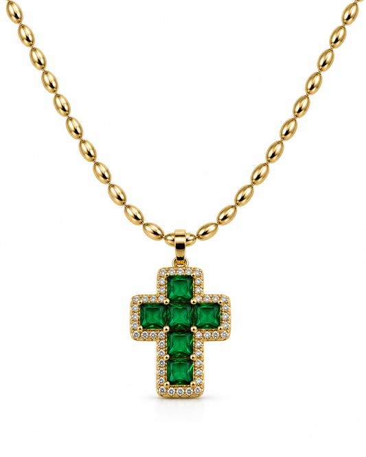 ESMERALDA CRUZ NECKLACE