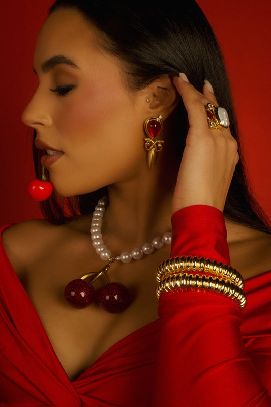 RUBY AMORE EARRINGS