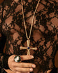 LOLITA VENUS CROSS NECKLACE