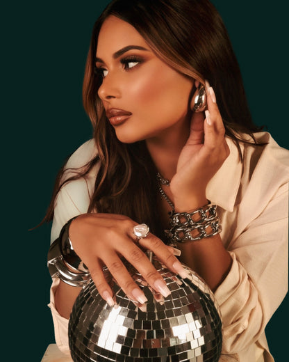JUMBO TEARDROP EARRINGS
