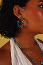 TURQUESA DE ORO HOOPS