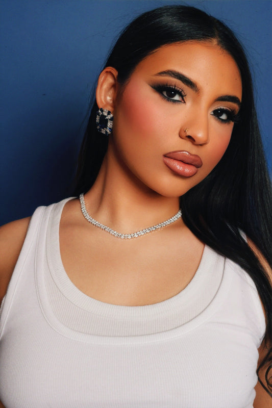 ICY CIELITO CROSS NECKLACE