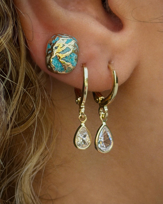 ORO DE TURQUESA STUDS