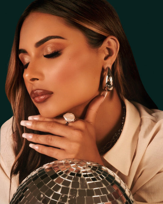JUMBO TEARDROP EARRINGS
