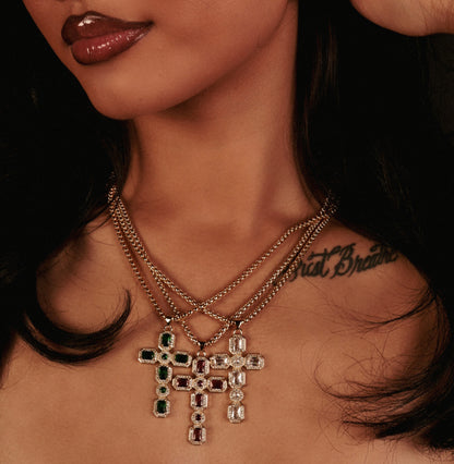 GALA CROSS II NECKLACE
