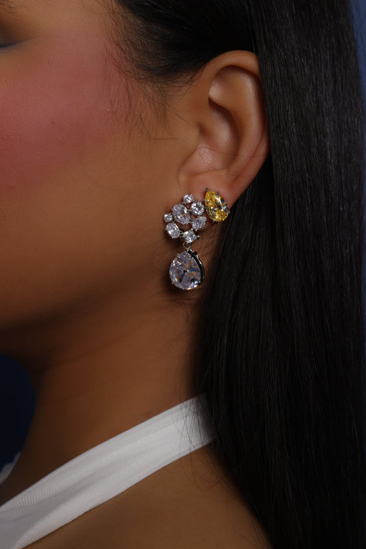 CITRINE ESTRELLITAS EN EL CIELO STUDS