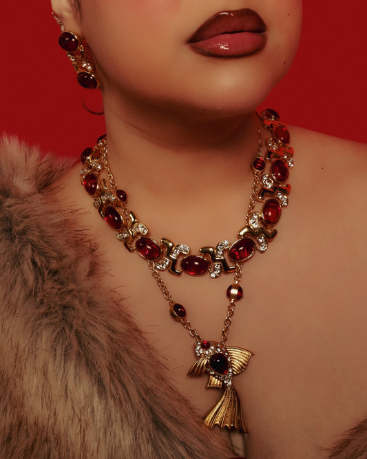 RUBY BOOM BOOM NECKLACE