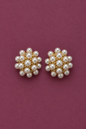 CARLOTA CLUSTER PEARL EARRINGS
