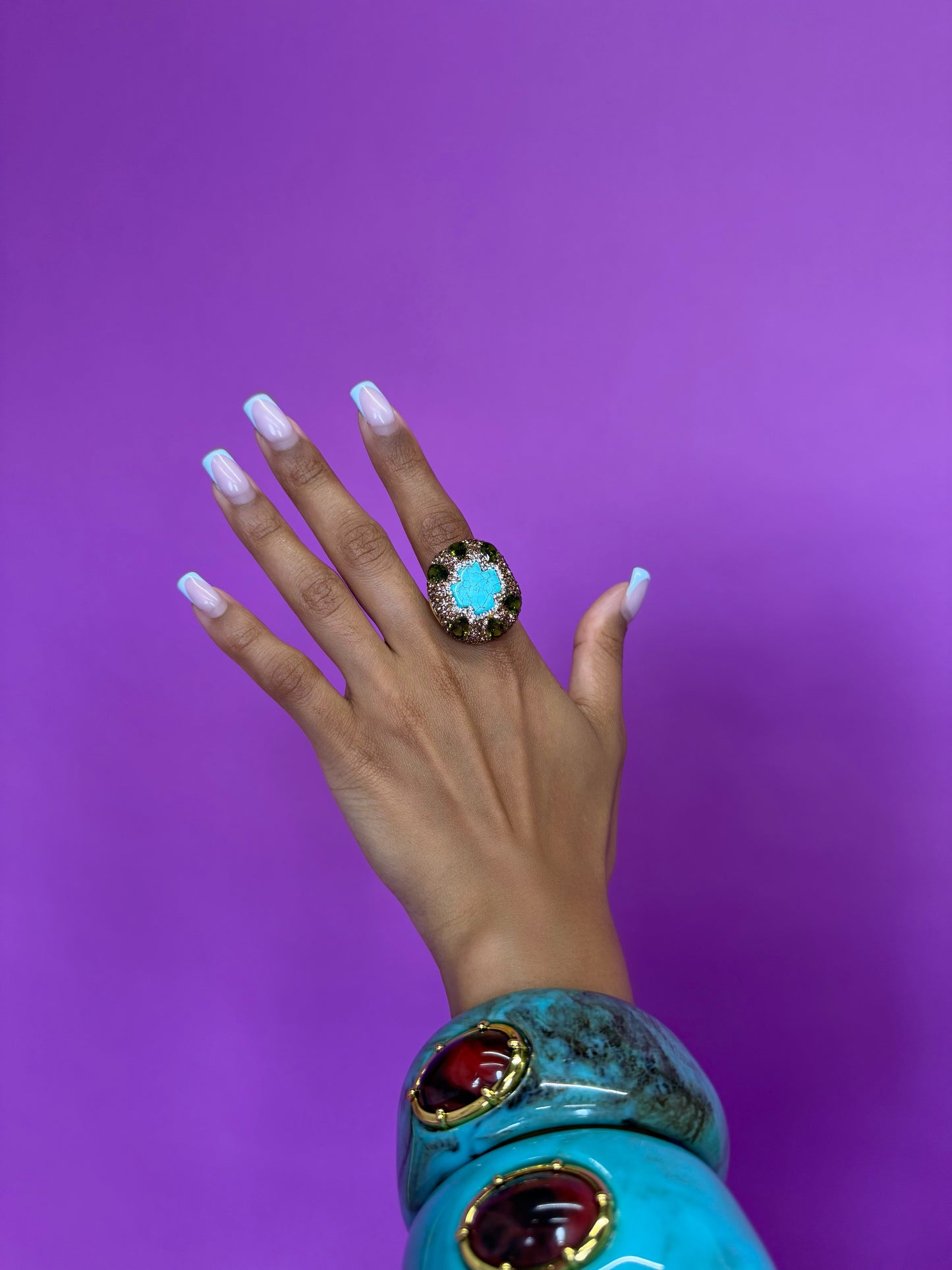 TURQUESA CRUZ RING