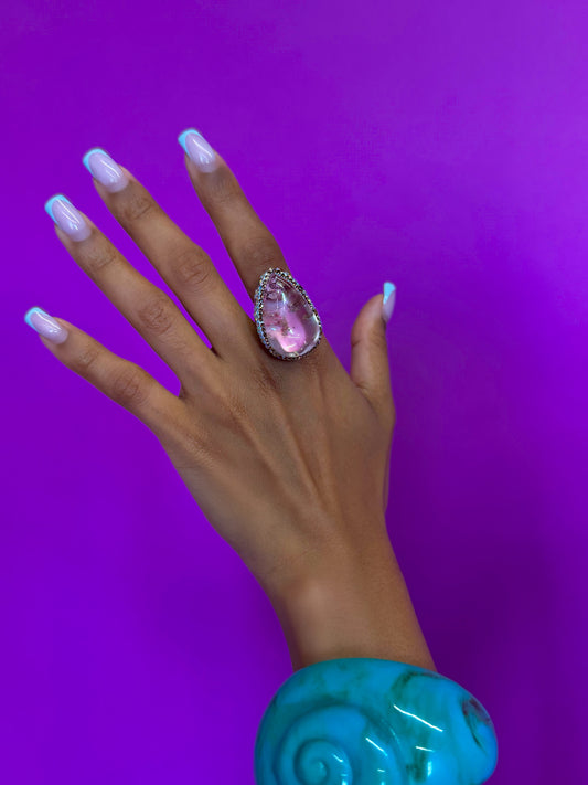 TEARDROP BLUSH RING