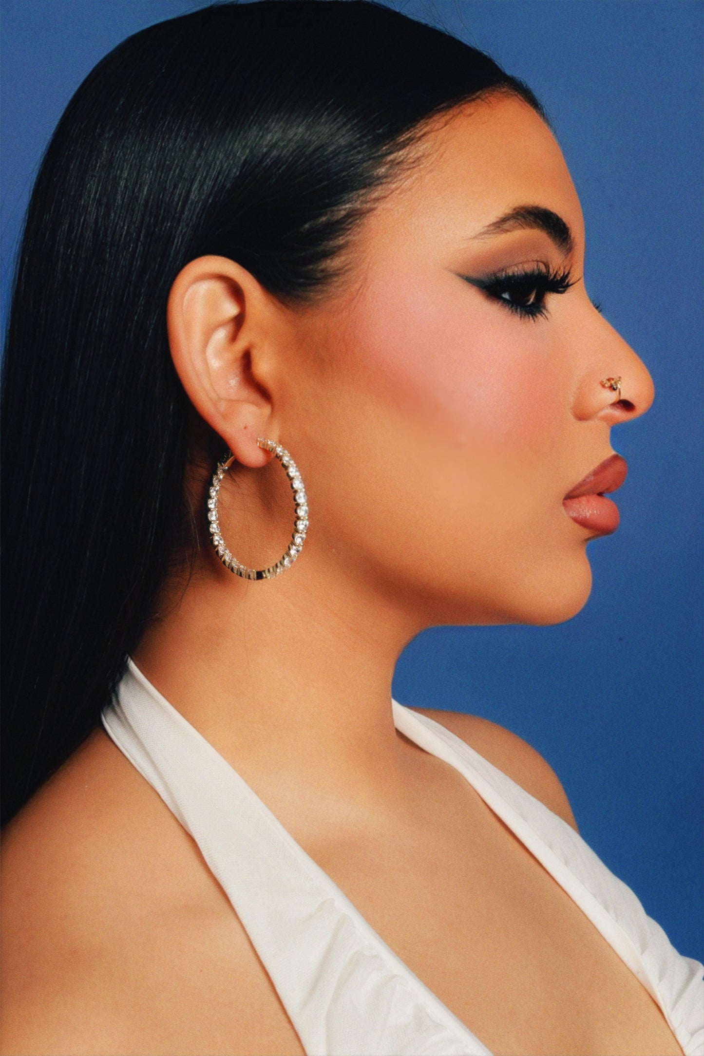 CIELITO CLASSIC DIAMOND HOOPS