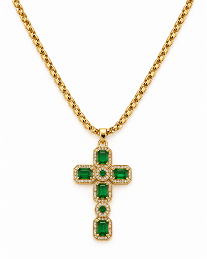 GALA CROSS II NECKLACE