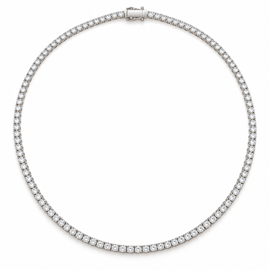 GALORE CRYSTAL TENNIS NECKLACE