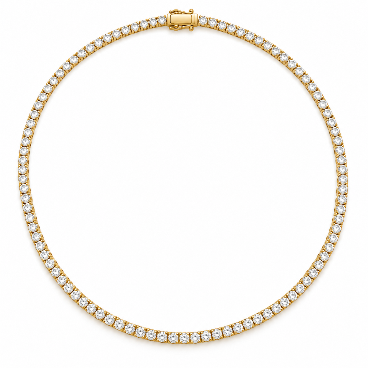 GALORE CRYSTAL TENNIS NECKLACE