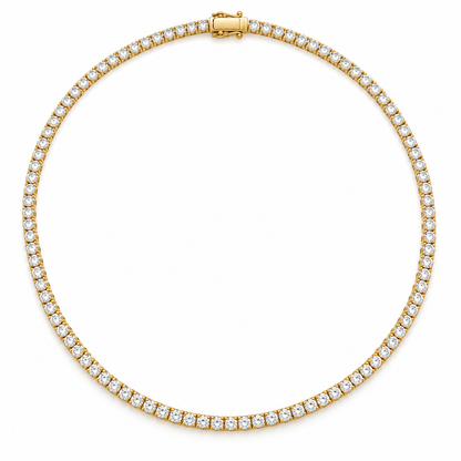 GALORE CRYSTAL TENNIS NECKLACE