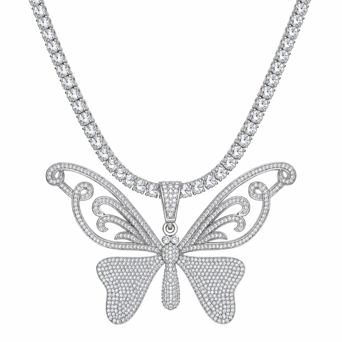 STASSI BUTTERFLY NECKLACE