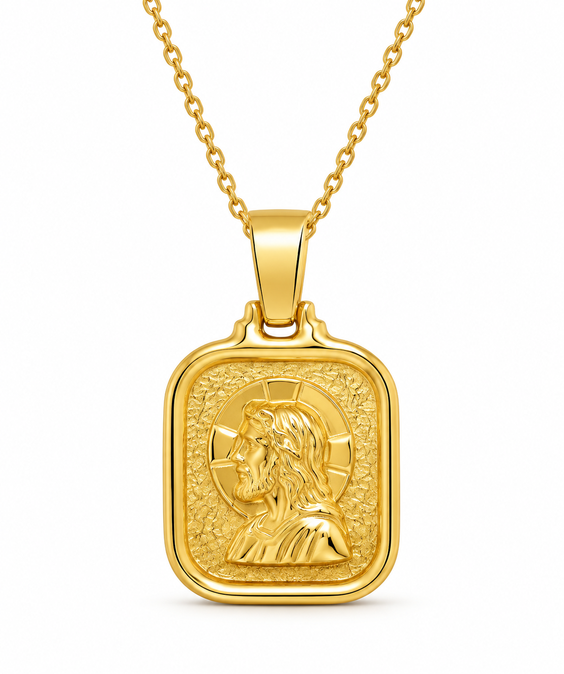 JESUS MEDALLION NECKLACE