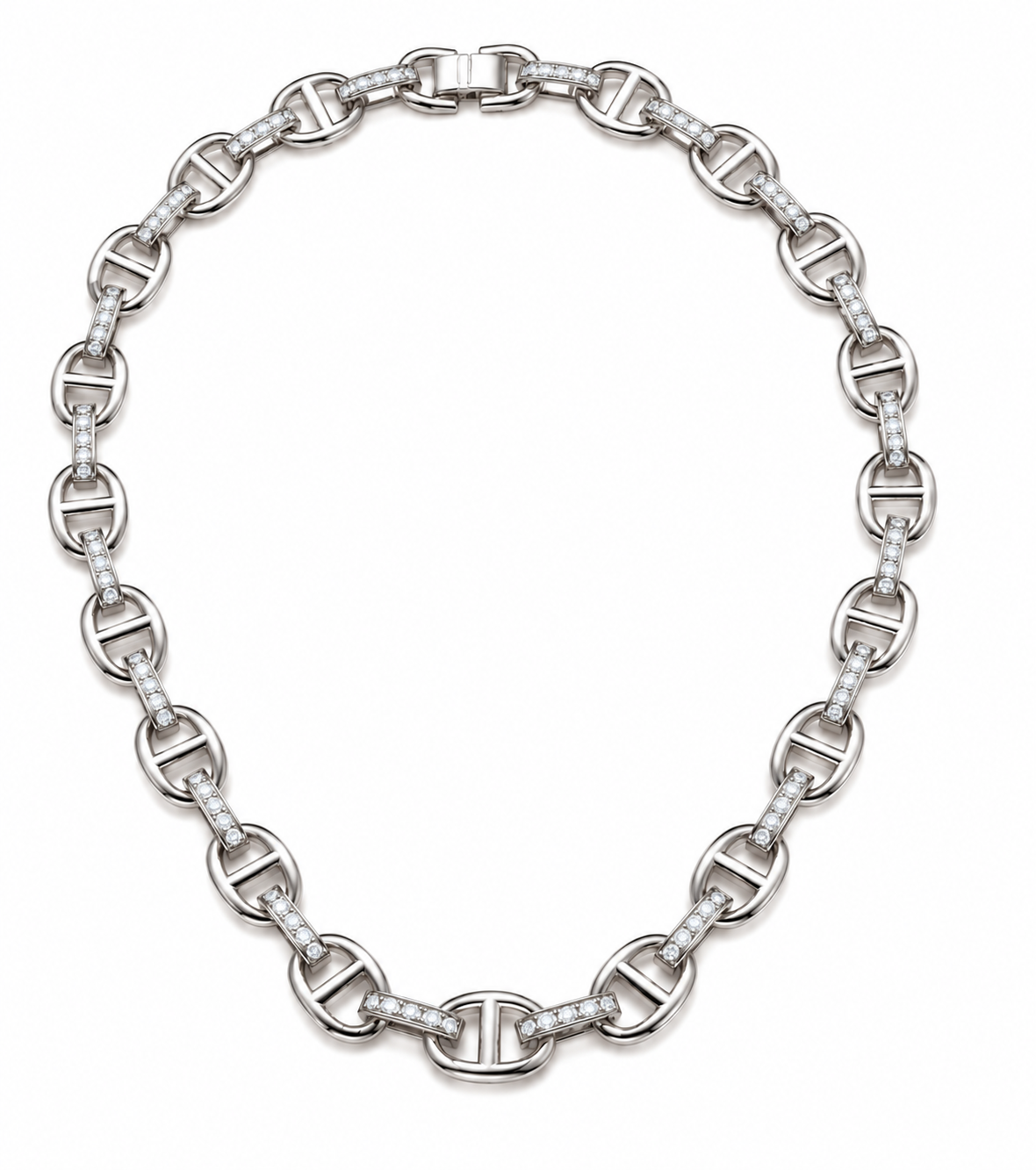 BAGUETTE MARINER NECKLACE