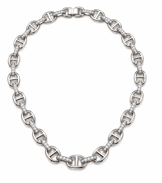 BAGUETTE MARINER NECKLACE