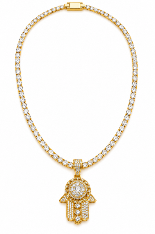 PROTECT ME HAMSA NECKLACE