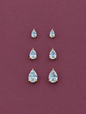 TEARDROP STUDS SET