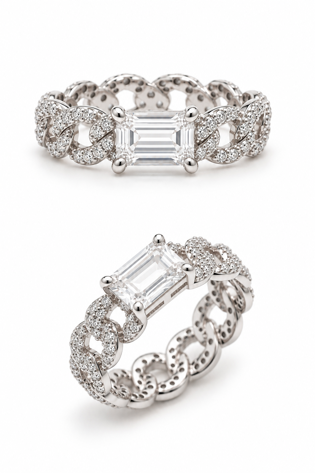 BELLA CUBAN LINK RING