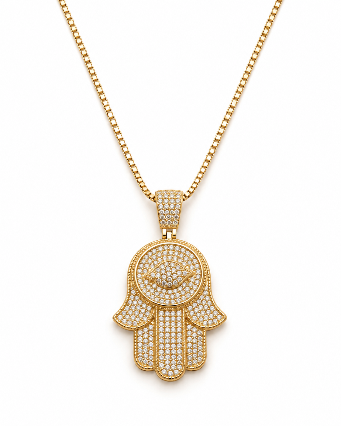 ICY HAMSA II NECKLACE