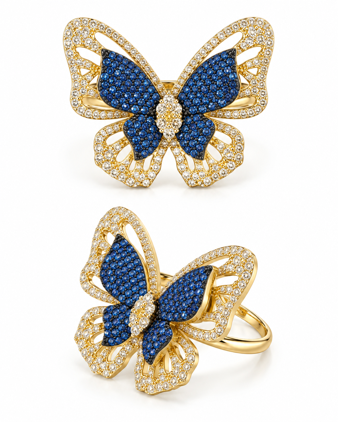 ICY MEL BUTTERFLY RING
