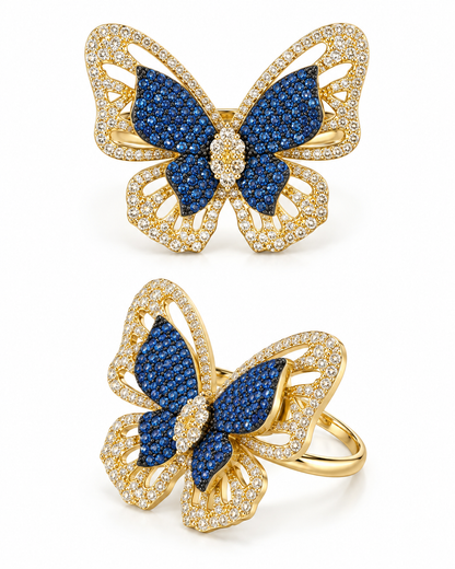 ICY MEL BUTTERFLY RING