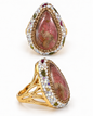 TEARDROP BLUSH RING