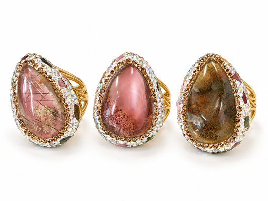 TEARDROP BLUSH RING