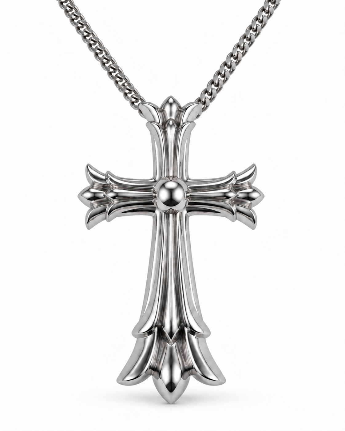 MEGA GOTHIC CROSS NECKLACE
