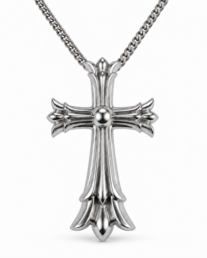 MEGA GOTHIC CROSS NECKLACE