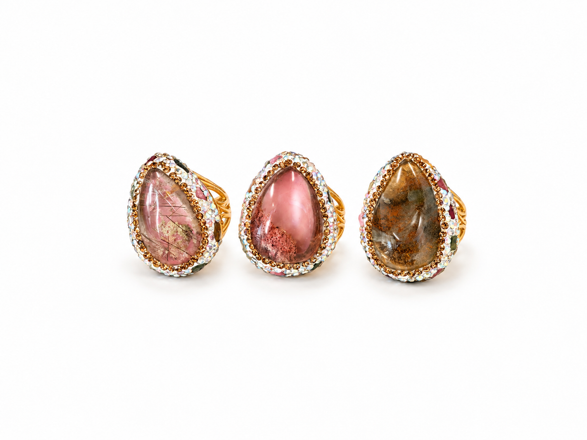 TEARDROP BLUSH RING