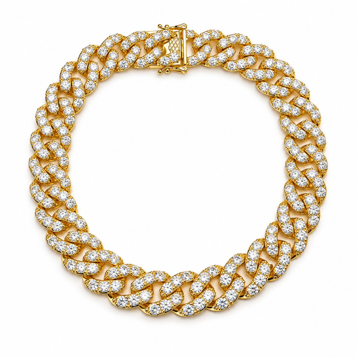 ICY CUBAN LINK ANKLET