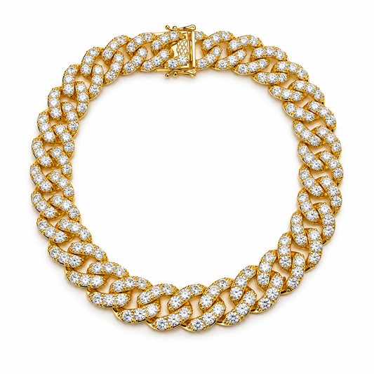 ICY CUBAN LINK ANKLET