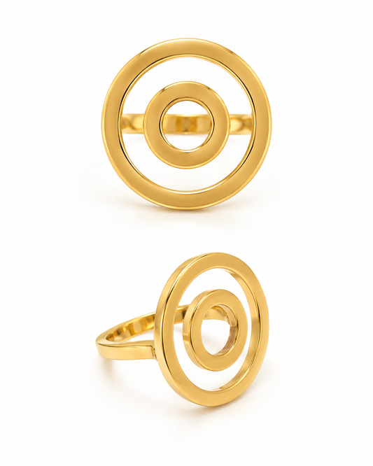 GOLD CIRCLE RING
