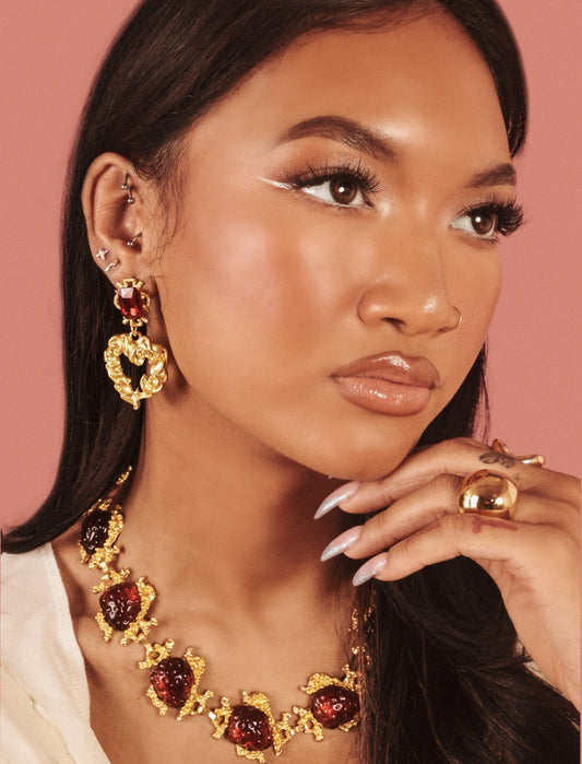 LA FRESA DE ORO NECKLACE