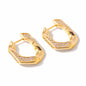 PAVE CUBAN LINK EARRINGS