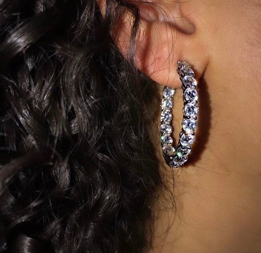 CZ SMALL HOOPS